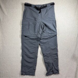 Magellan Outdoors Water Repellant Men’s Convertible Fish Gear Gray Cargo Pants